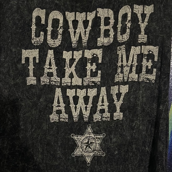 PARTY | Black sleeveless tank top with scoop neck and graphic print- Medium - Picture 6 of 6